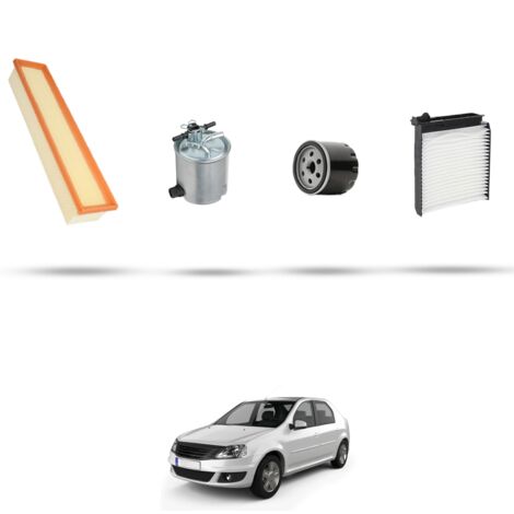 Kit tagliando 4 filtri compatibile con Dacia Logan 1.5 Dci 63kw dal 2008 (1/5)