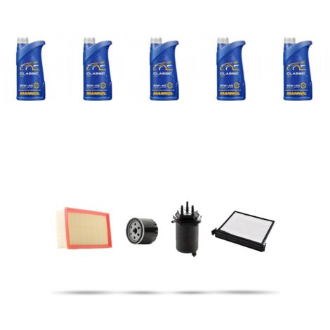 Kit tagliando 4 FILTRI e 5L OLIO compatibile con Nissan Micra III (k12) 1.5 dCI 48kw Dal 2003 al 2010 (1/5)