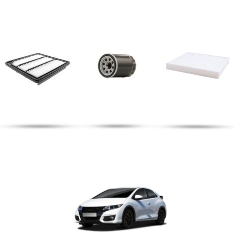 Kit tagliando 3 filtri compatibile con Honda Civic IX 2.0 Turbo 228kw dal 2015 (1/4)