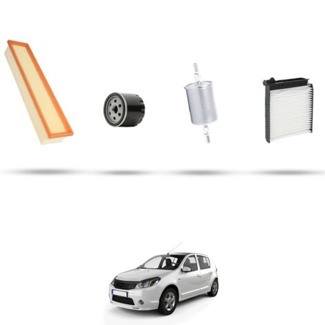 Kit tagliando 4 filtri compatibile con Dacia Sandero 1.6 MPI 62kw dal 2008 (1/5)