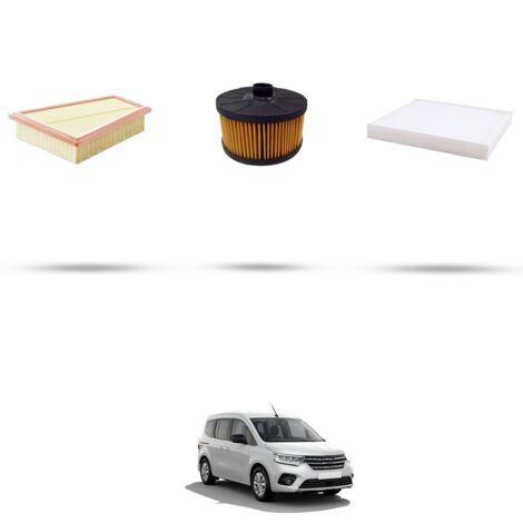 Kit tagliando 3 filtri compatibile con Renault Kangoo III 1.3 TCe 96kw Dal 2021 (1/4)