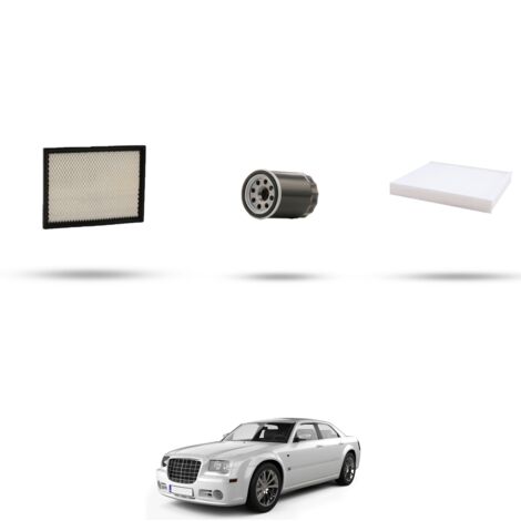Kit tagliando 3 filtri compatibile con Chrysler 300c 3.5 186kw dal 2004 al 2010 (1/4)