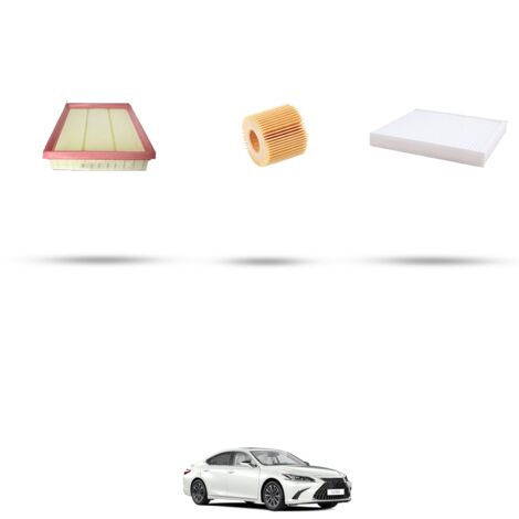 Kit tagliando 3 filtri compatibile con Lexus ES (Z10) 200 110kw dal 2018 (1/4)