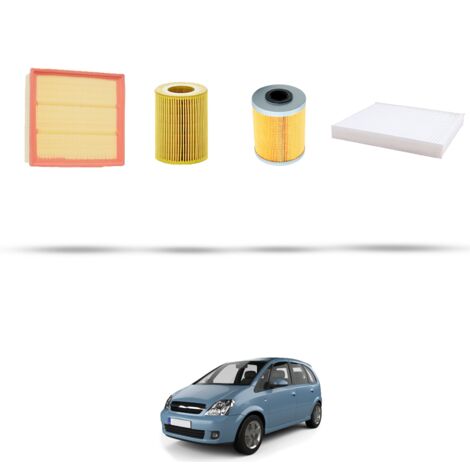 Kit tagliando 4 filtri compatibile con Opel Meriva A 1.7 CDTI 92kw Dal 2006 al 2010 (1/5)