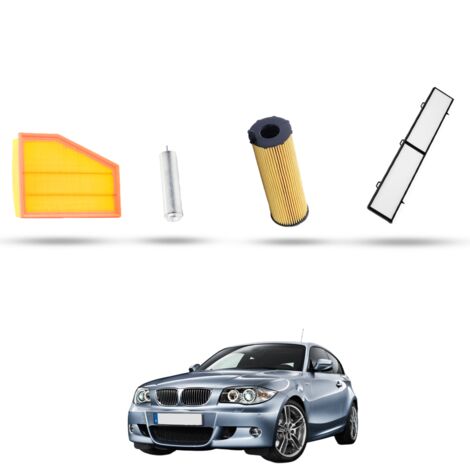 Kit Tagliando 4 filtri compatibile con Bmw serie 1 (E81,E82,E87,E88) 116d 85kw dal 2009 al 2012 (1/5)