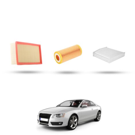 Kit Tagliando 3 filtri compatibile con Audi A5 (8T3,8F7,8TA) 1.8 tfsi 125kw dal 2007 (1/4)