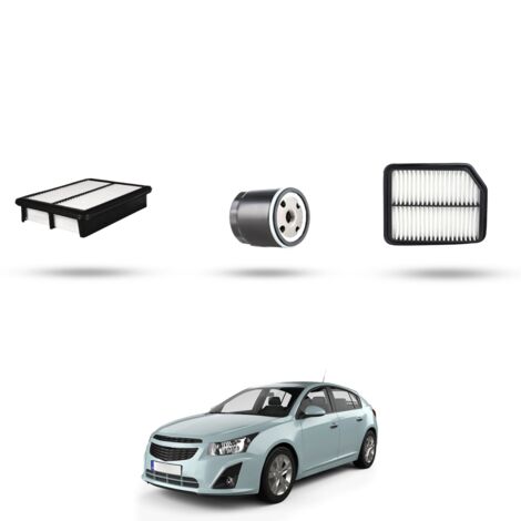 Kit tagliando 3 filtri compatibile con Chevrolet Aveo 1.4 16v 69kw dal 2006 (1/4)