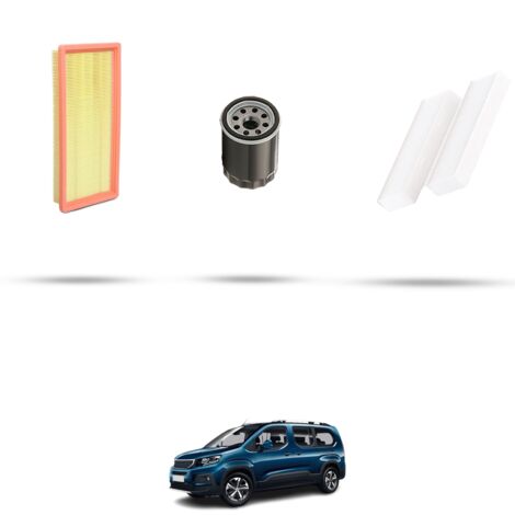 Kit tagliando 3 filtri compatibile con Peugeot Rifter (K9) 1.2 PureTech 96kw Dal 2019 (1/4)