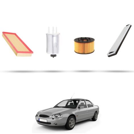 Kit tagliando 4 filtri compatibile con Ford Mondeo III 2.2 TDCi 114kw dal 2004 al 2007 (1/5)