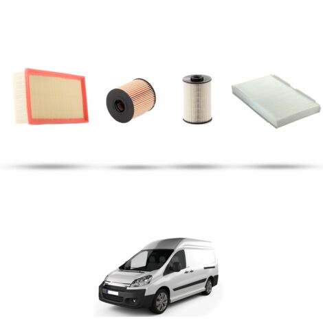 Kit tagliando 4 filtri compatibile con Citroen Jumpy II 2.0 Hdi 94kw dal 2011 (1/5)