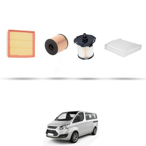 Kit tagliando 4 filtri compatibile con Ford Tourneo Custom 2.2 TDCi 74kw dal 2012 (1/5)