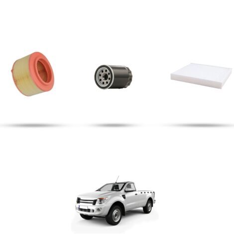 Kit tagliando 3 filtri compatibile con Ford Ranger 2.5 122kw dal 2011 (1/4)