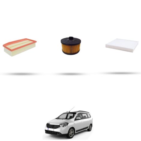 Kit tagliando 3 filtri compatibile con Dacia Lodgy 1.3 Tce 75kw dal 2019 (1/4)