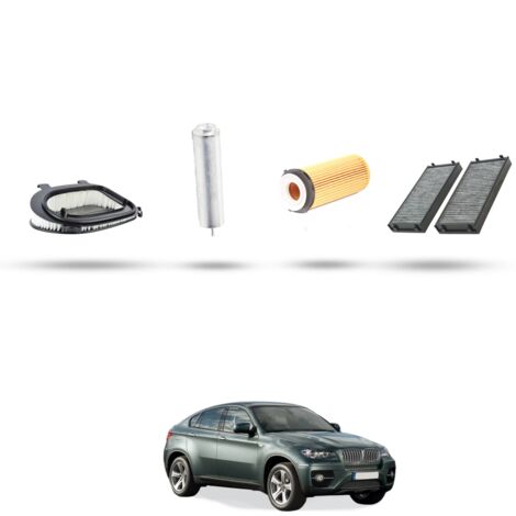 Kit tagliando 4 filtri compatibile con Bmw x6 (E71) 40d 225kw dal 2010 (1/5)