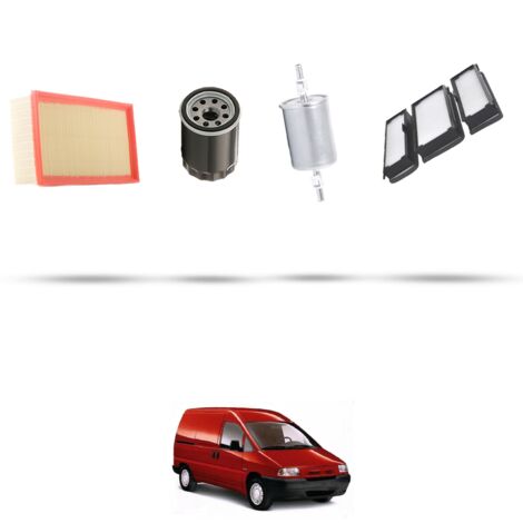 Kit tagliando 4 filtri compatibile con Citroen Dispatch I 1.6 58kw dal 1996 (1/5)
