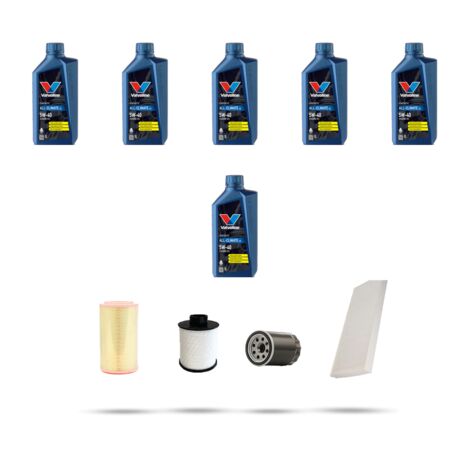 Kit tagliando 4 FILTRI e 6L OLIO compatibile con Fiat Ducato (244) 2.8 JTD 107kw dal 2004 (1/5)