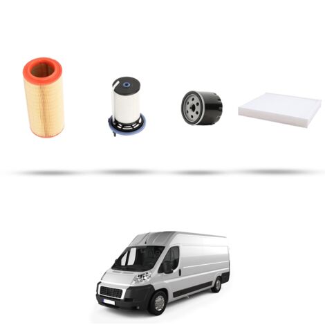 Kit tagliando 3 filtri compatibile con Fiat Ducato 2.3 JTD 109kw dal 2011 (1/5)