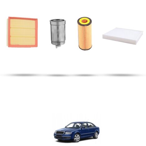 Kit tagliando 4 filtri compatibile con Skoda Superb I (3U) 1.9 TDI 96kw Dal 2001 (1/5)