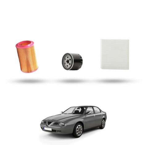 Kit Tagliando 3 filtri compatibile con Alfa Romeo 166 (936) 2.0 Twin Spark 114kw dal 1998 al 2000 (1/4)