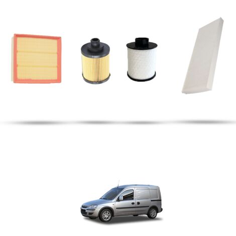 Kit tagliando 4 filtri compatibile con Opel Combo B 1.3 CDTI 55kw Dal 2005 (1/5)