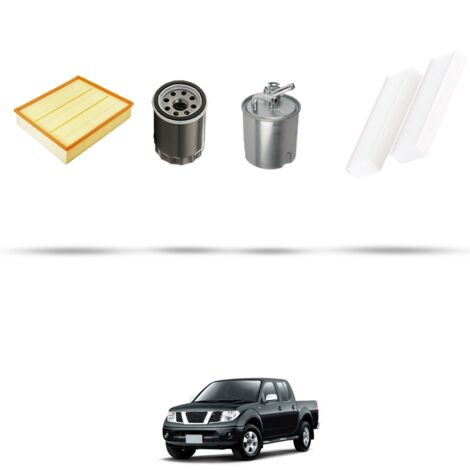 Kit tagliando 4 filtri compatibile con Nissan Navara (D40) 2.5 Dci 140kw Dal 2010 (1/5)
