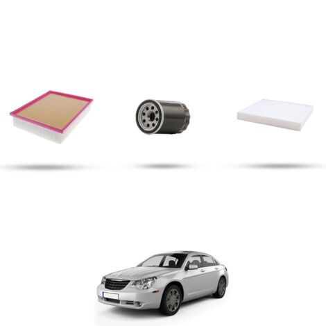 Kit tagliando 3 filtri compatibile con Chrysler Sebring 2.7 138kw dal 2007 (1/4)