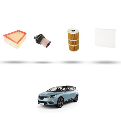 Kit tagliando 4 filtri compatibile con Renault Scenic IV / Grand Scenic 1.6 Dci 118kw Dal 2016 (1/5)