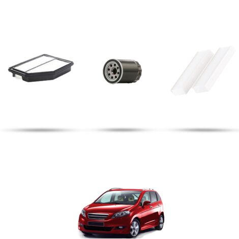 Kit tagliando 3 filtri compatibile con Honda FR-V 1.8 103kw dal 2007 (1/4)
