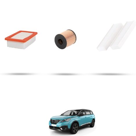 Kit tagliando 3 filtri compatibile con Peugeot 5008 II (P87) 1.6 THP 121kw dal 2017 (1/4)