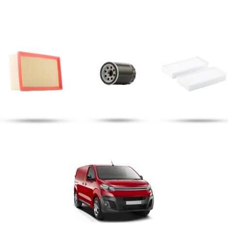 Kit tagliando 3 filtri compatibile con Citroen Jumpy III 2.0 BlueHDi 106kw dal 2021 (1/4)