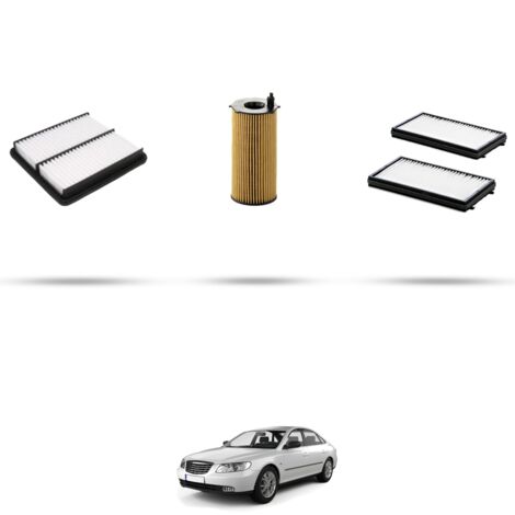 Kit tagliando 3 filtri compatibile con Hyundai Grandeur Azera 3.0 Mpi 184kw dal 2011 (1/4)