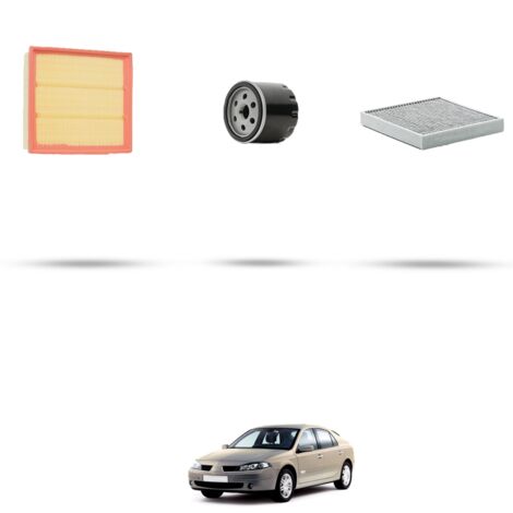 Kit tagliando 3 filtri compatibile con Renault Laguna II 2.0 16v 120kw dal 2003 (1/4)