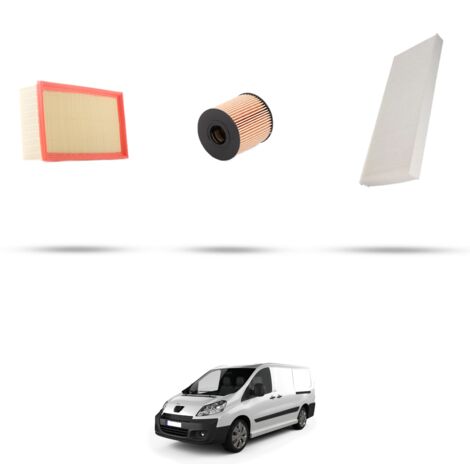 Kit tagliando 3 filtri compatibile con Peugeot Expert II 2.0 103kw dal 2007 (1/4)