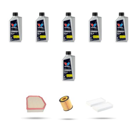 Kit tagliando 3 FILTRI e 6L OLIO compatibile con bmw x4 (F26) 20ix 135kw dal 2014 (1/5)