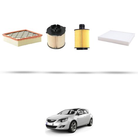 Kit tagliando 4 filtri compatibile con Opel Astra J ,GTC,SW 1.3 Cdti 70kw Dal 2009 (1/5)