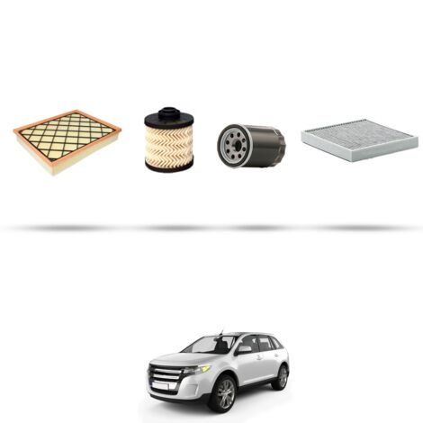 Kit tagliando 4 filtri compatibile con Ford Edge 2.0 Tdci Bi-turbo 154kw dal 2015 al 2018 (1/5)