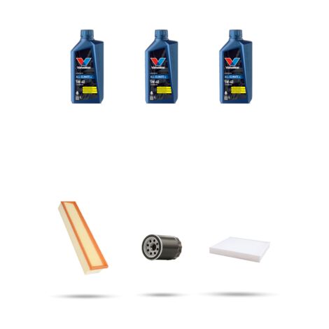 Kit tagliando 3 FILTRI e 3L OLIO compatibile con Fiat Grande Punto 1.2 8v 49kw dal 2005 (1/5)
