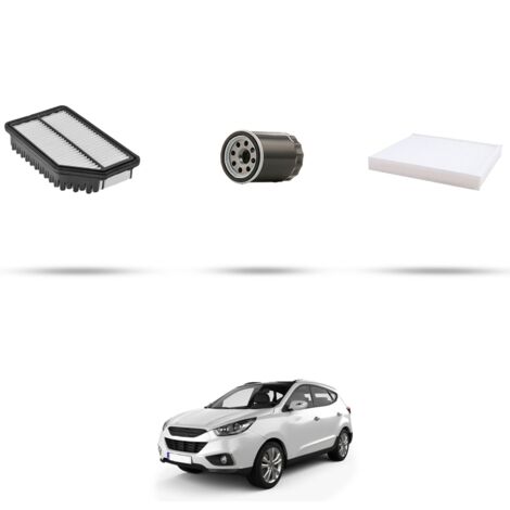Kit tagliando 3 filtri compatibile con Hyundai Ix35 1.6 99kw dal 2010