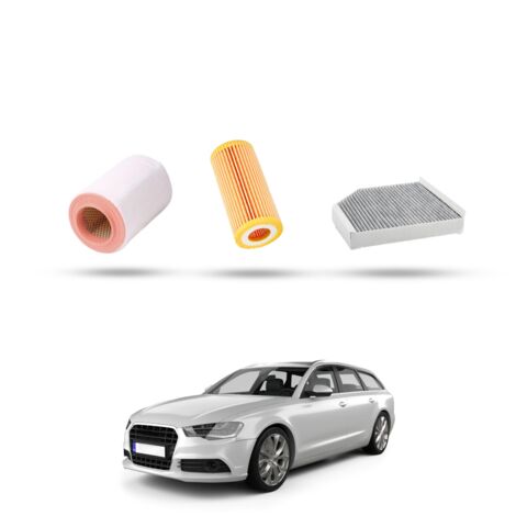 Kit Tagliando 3 filtri compatibile con Audi A6 (C7) 2.0 tfsi 183kw dal 2015 (1/4)