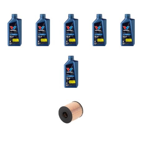 Kit filtro olio e 6L compatibile con Citroen C4 Picasso 2.0 hdi 110kw dal 2009 (1/3)