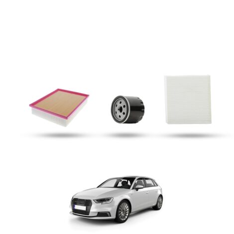 Kit Tagliando 3 filtri compatibile con Audi A3 (8YA,8YS) 35 TFSI Hybrid 110kw dal 2020 (1/4)