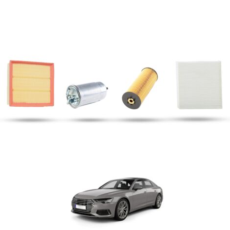 Kit Tagliando 4 filtri compatibile con Audi A6 (C5) 2.5 tdi v6 114kw dal 2001 (1/5)