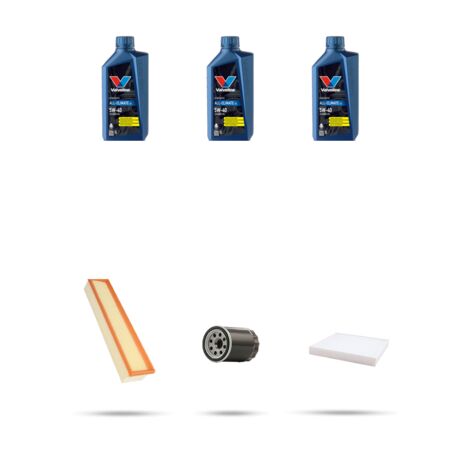 Kit tagliando 3 FILTRI e 3L OLIO compatibile con Fiat Grande Punto 1.4 8v 57kw dal 2005 (1/5)