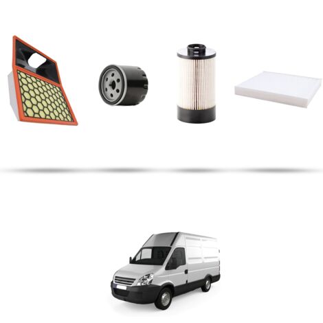 Kit tagliando 4 filtri compatibile con Iveco Daily IV 29L 10 2.3 HPI 70kw dal 2006 (1/5)