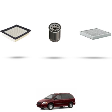 Kit tagliando 3 filtri compatibile con Chrysler Voyager (RG) 3.8 160kw dal 2001 (1/4)
