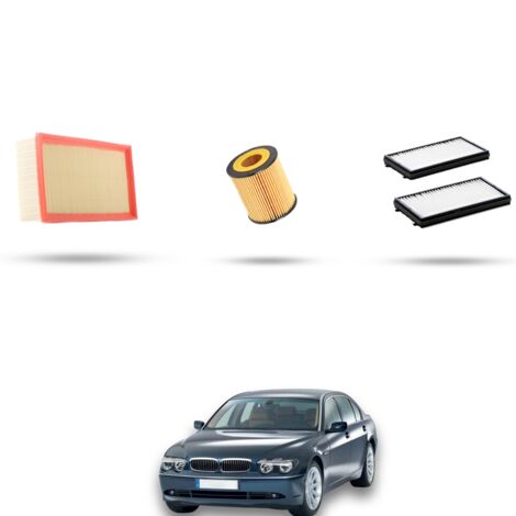 Kit tagliando 3 filtri compatibile con Bmw serie 7 (E65,E66) 730i 190kw dal 2005 (1/4)