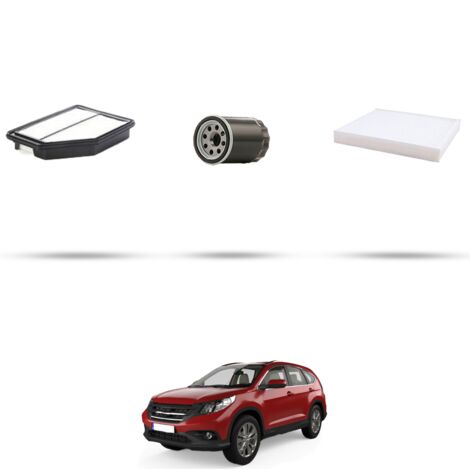 Kit tagliando 3 filtri compatibile con Honda CR-V IV 2.4 136kw dal 2012 (1/4)