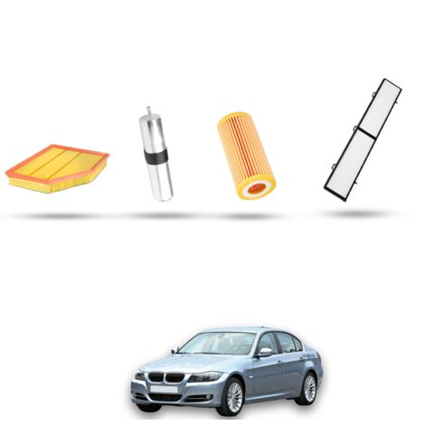 Kit Tagliando 4 filtri compatibile con BMW Serie 3 (E90,E91,E92,E93) 335d 210kw dal 2006 (1/5)