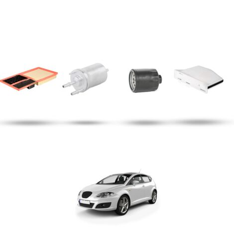 Kit tagliando 4 filtri compatibile con Seat Leon II (1P1) 1.4 63kw dal 2006 (1/5)