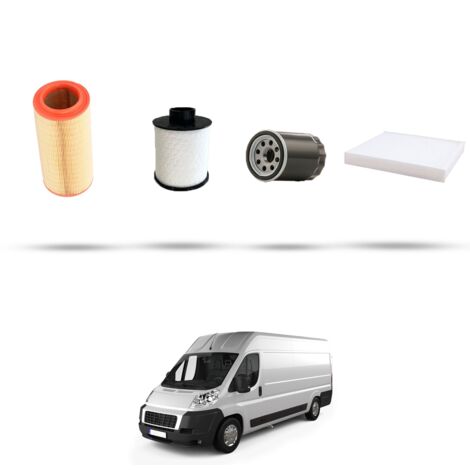 Kit tagliando 4 filtri compatibile con Fiat Ducato 3.0 Jtd 115kw dal 2006 (1/5)